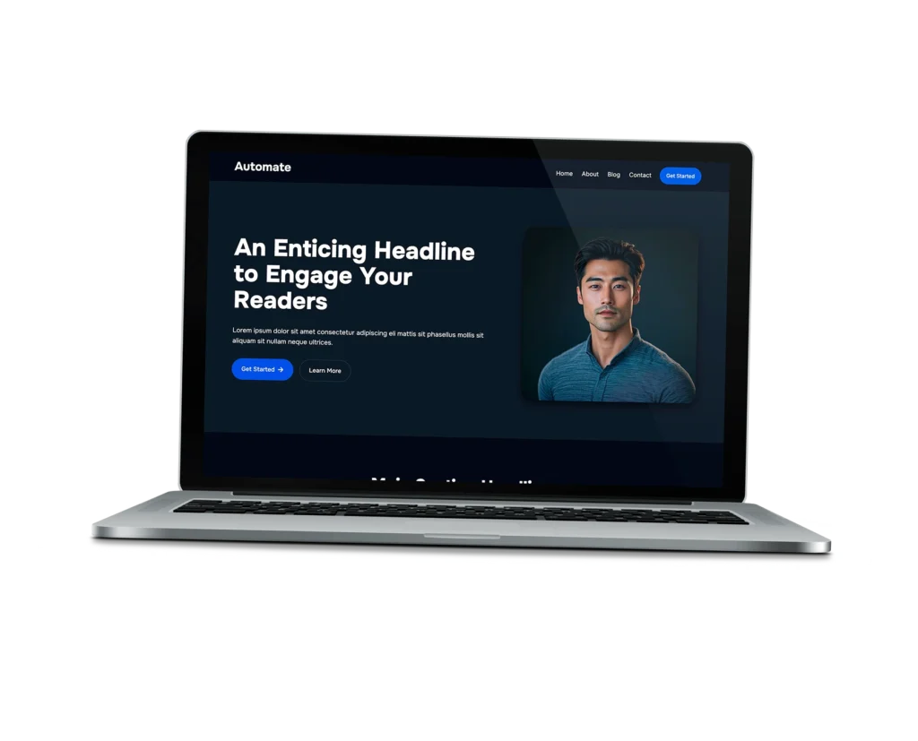 Automate Laptop Mockup 2