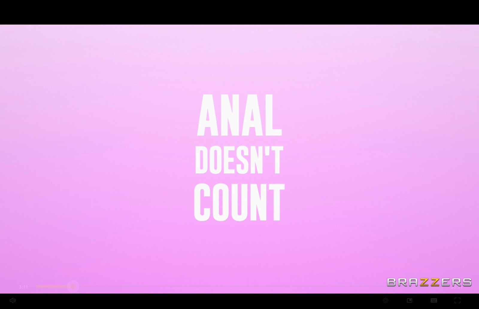 Anal doesn't Count